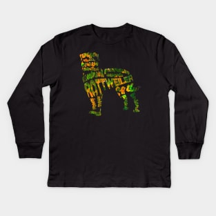 Rottweiler Kids Long Sleeve T-Shirt